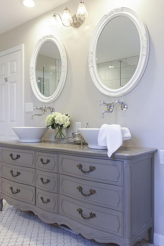 Refined vintage sink cabinet (1)