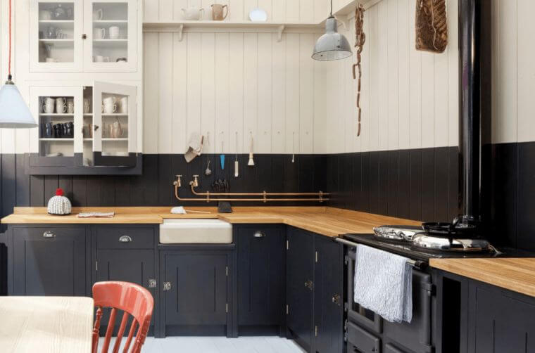 a Nordic style kitchen in men's style (1)