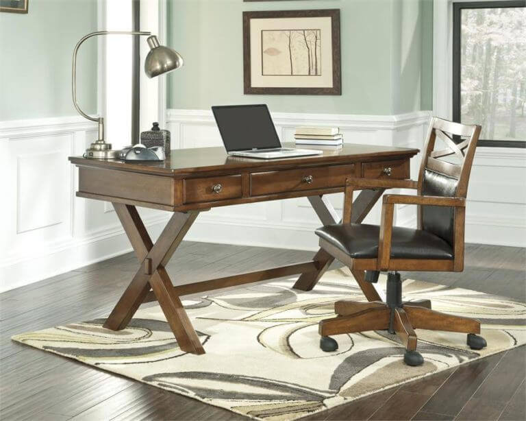 country-style wooden desk table (1)