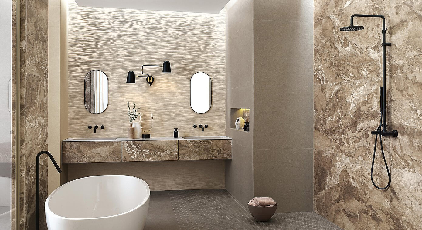 design a bathroom with an interesting look (1)