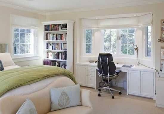 30 Ideas for Arranging an Office Area in Your Bedroom (1)