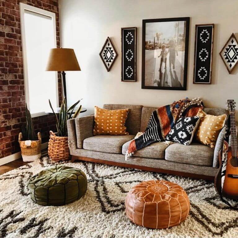 30 Living Room Ideas Inspired by the Bohemian Style (1)