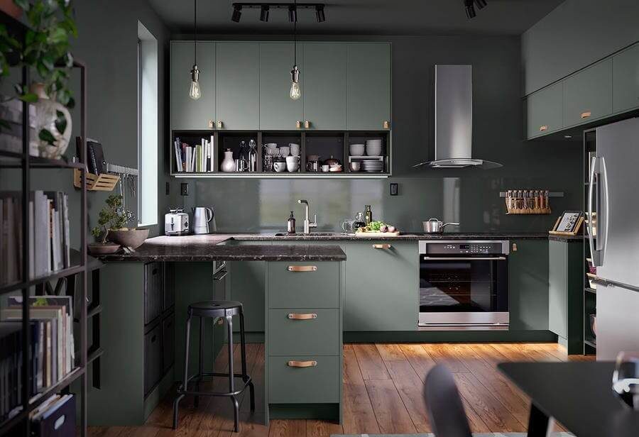 Green and black kitchen1 (1)