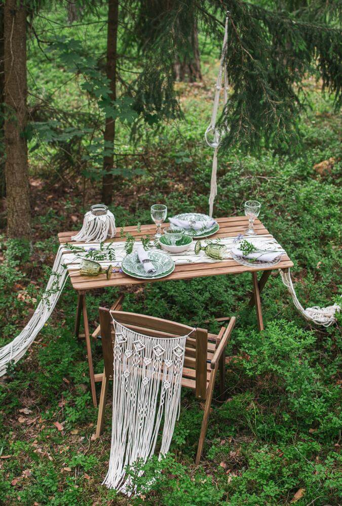 1. Bohemian table