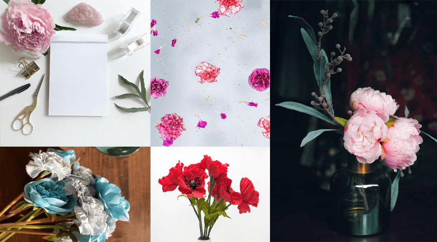 10. Decorate spring with paper flowers