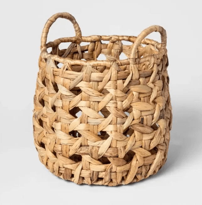 10. Wicker storage baskets