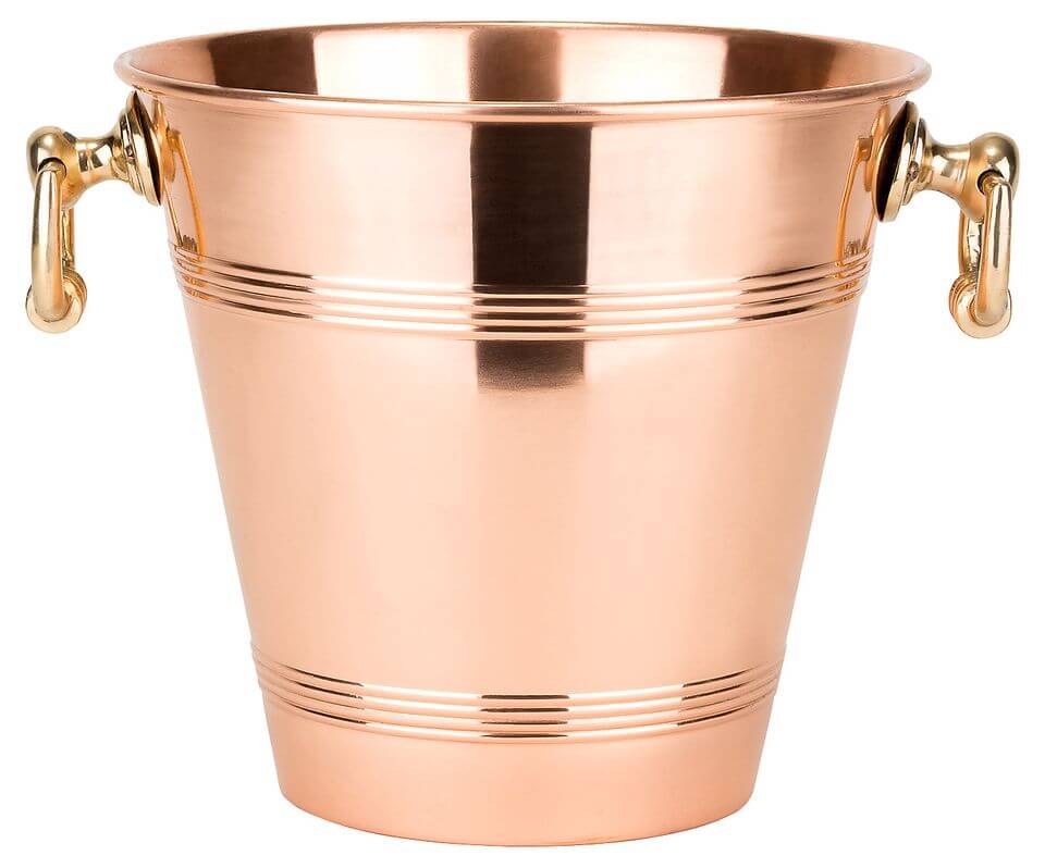 15- Celebratory copper wine cooler