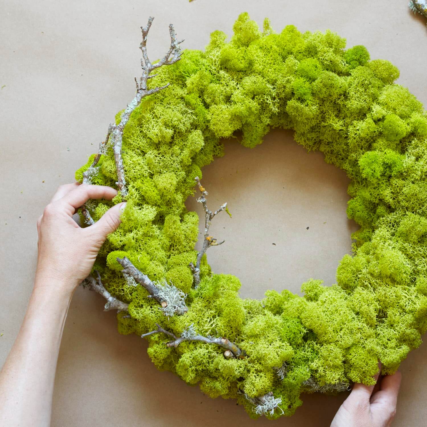 Reindeer Moss Wreath