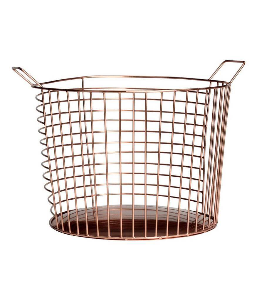5- Copper Baskets by Knick-Knacks