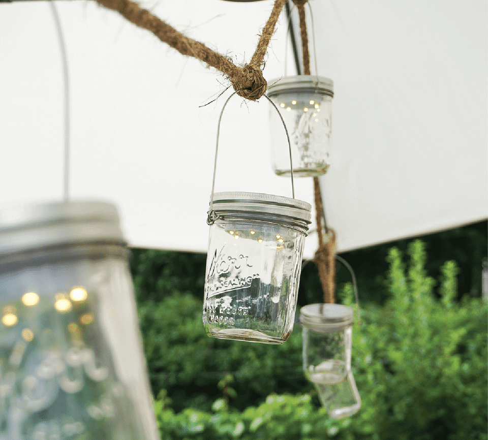 DIY Outdoor String Lights