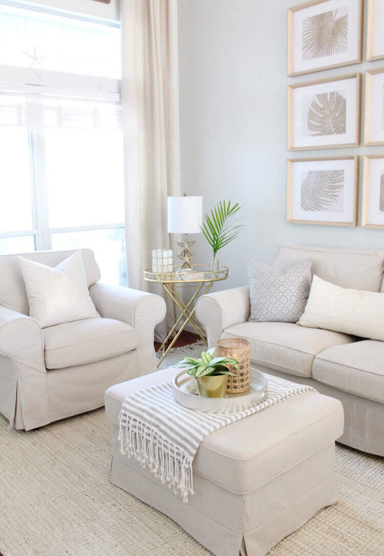 7. Classic, beige living room style