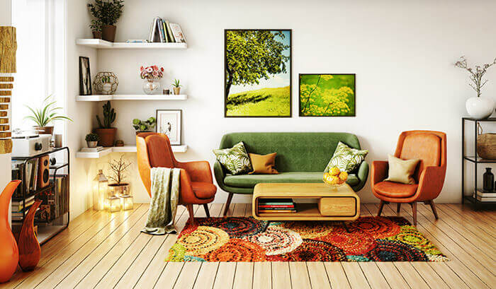 7. Invest in vibrant colors