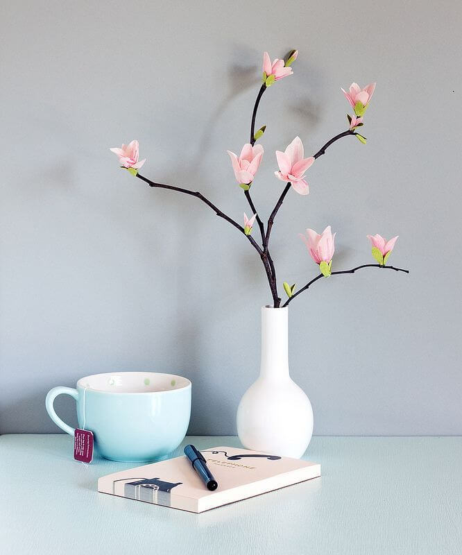DIY Paper Magnolia Flowers