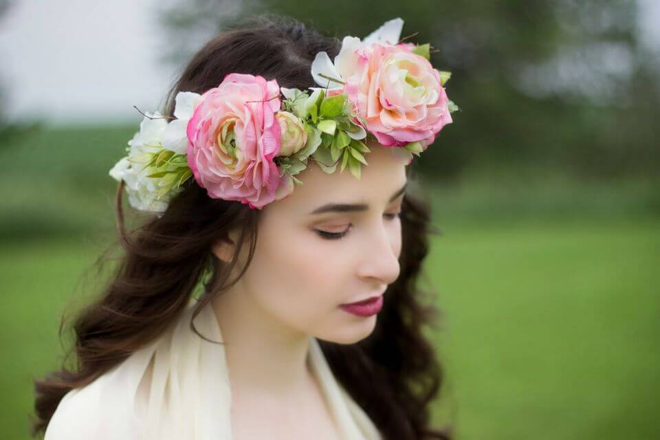 DIY flower crown