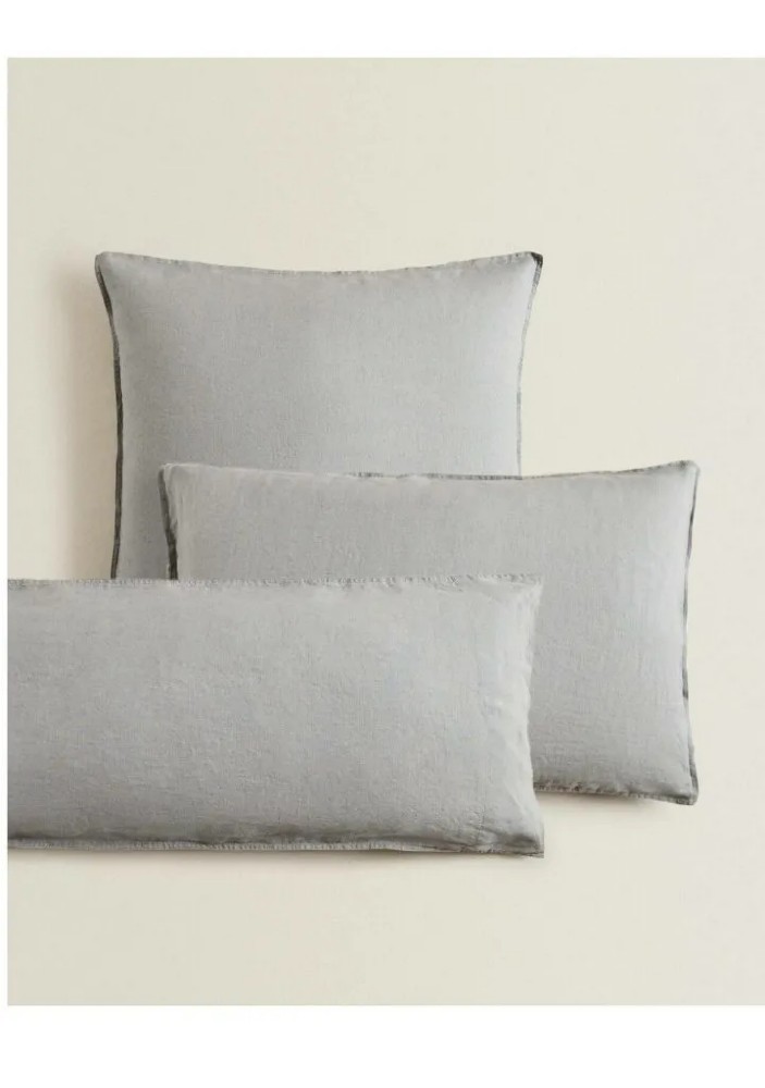 10- THE ZARA HOME PILLOWCASES ARE IN WASHED-EFFECT LINEN