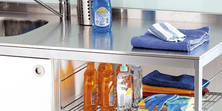 23- CLEANING PRODUCTS ON HAND AND ORGANIZED