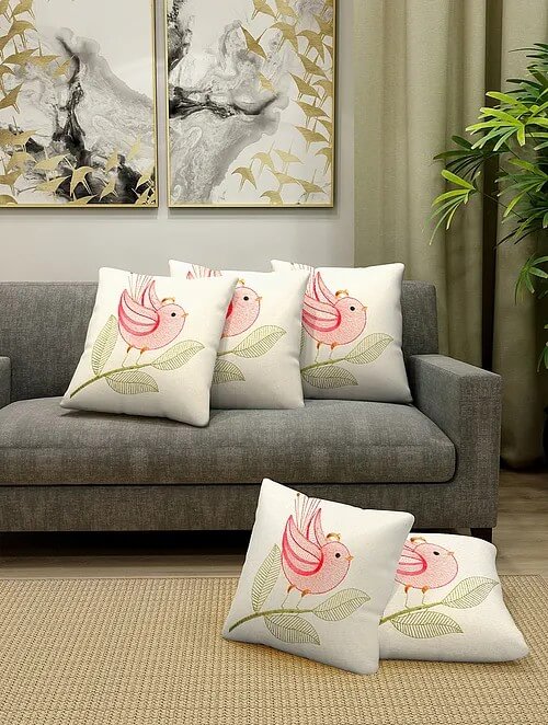 4- Decorative pillows