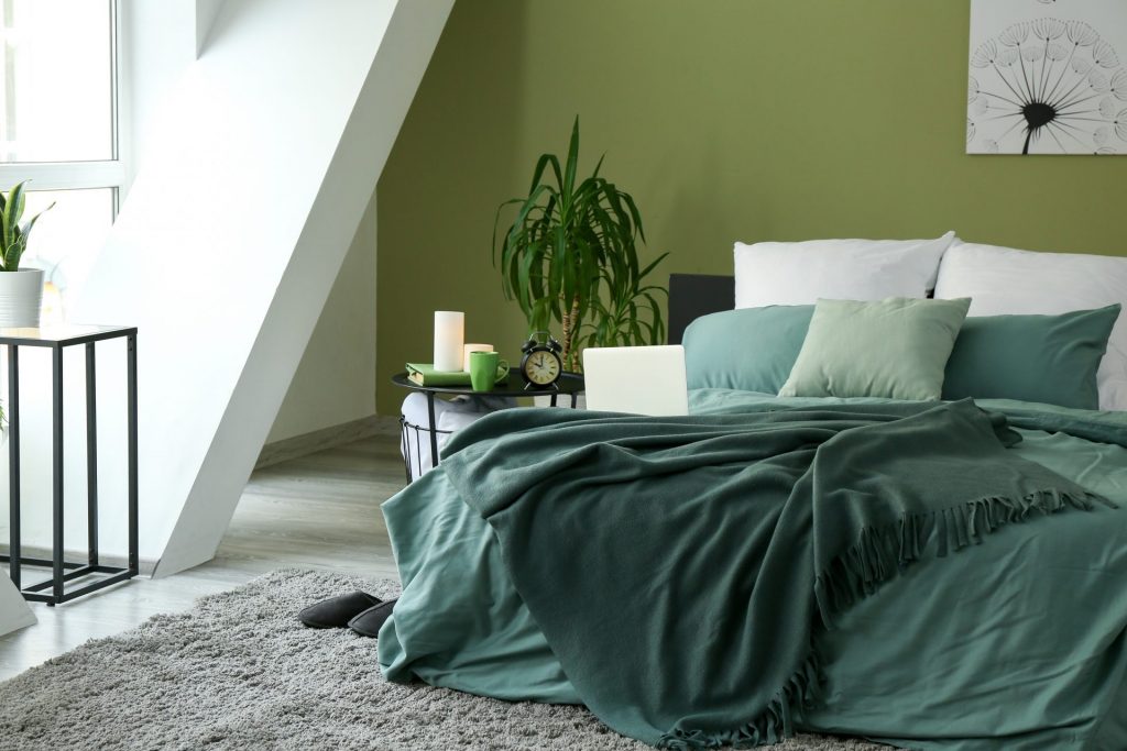 Gorgeous Green Bedroom