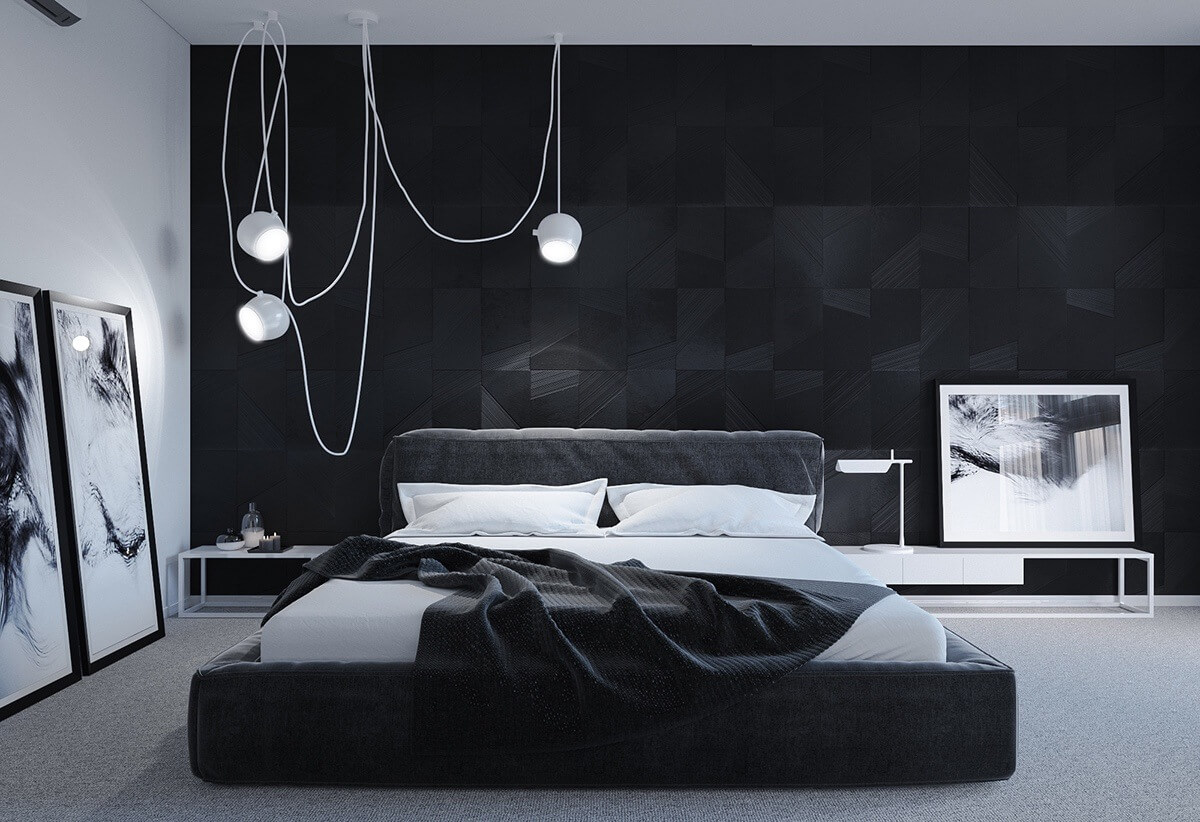 Elegant and Classy Black Bedroom Ideas 1